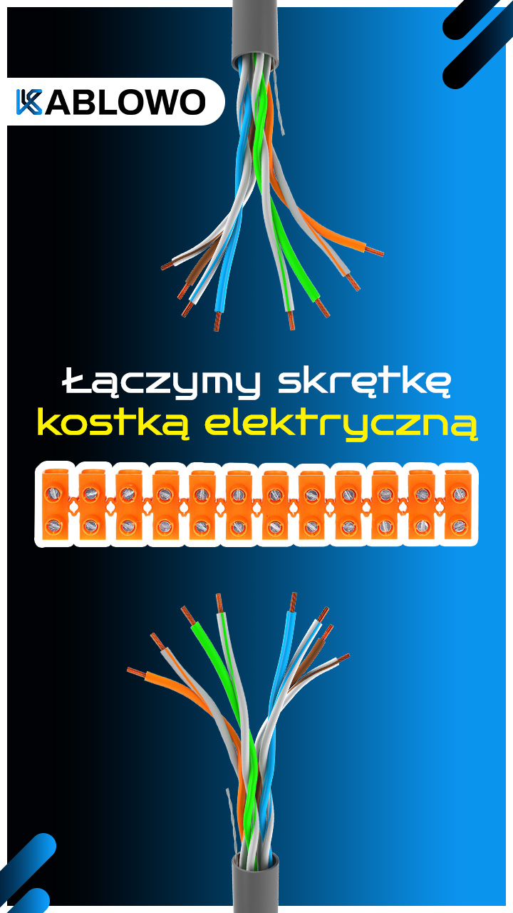 Łączymy skrętkę kostką elektryczną YT